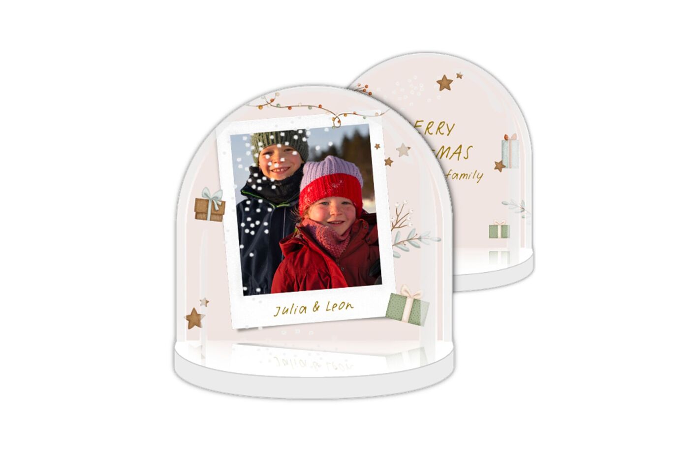 Bola de nieve personalizada